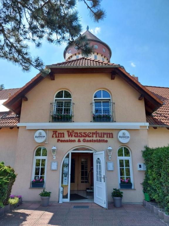 Am Wasserturm Pension 巴德马斯考 外观 照片